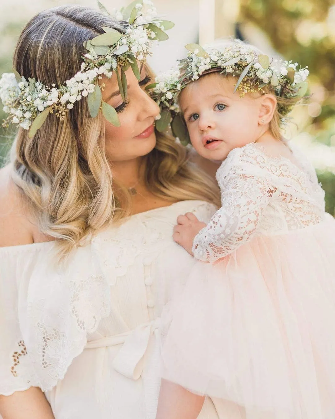 2Bunnies Girl Peony Lace Back A-Line Straight Tutu Tulle Party Flower Girl Dress