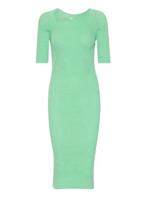 2ND ROSALIE DRESS | MING GREEN MELANGE