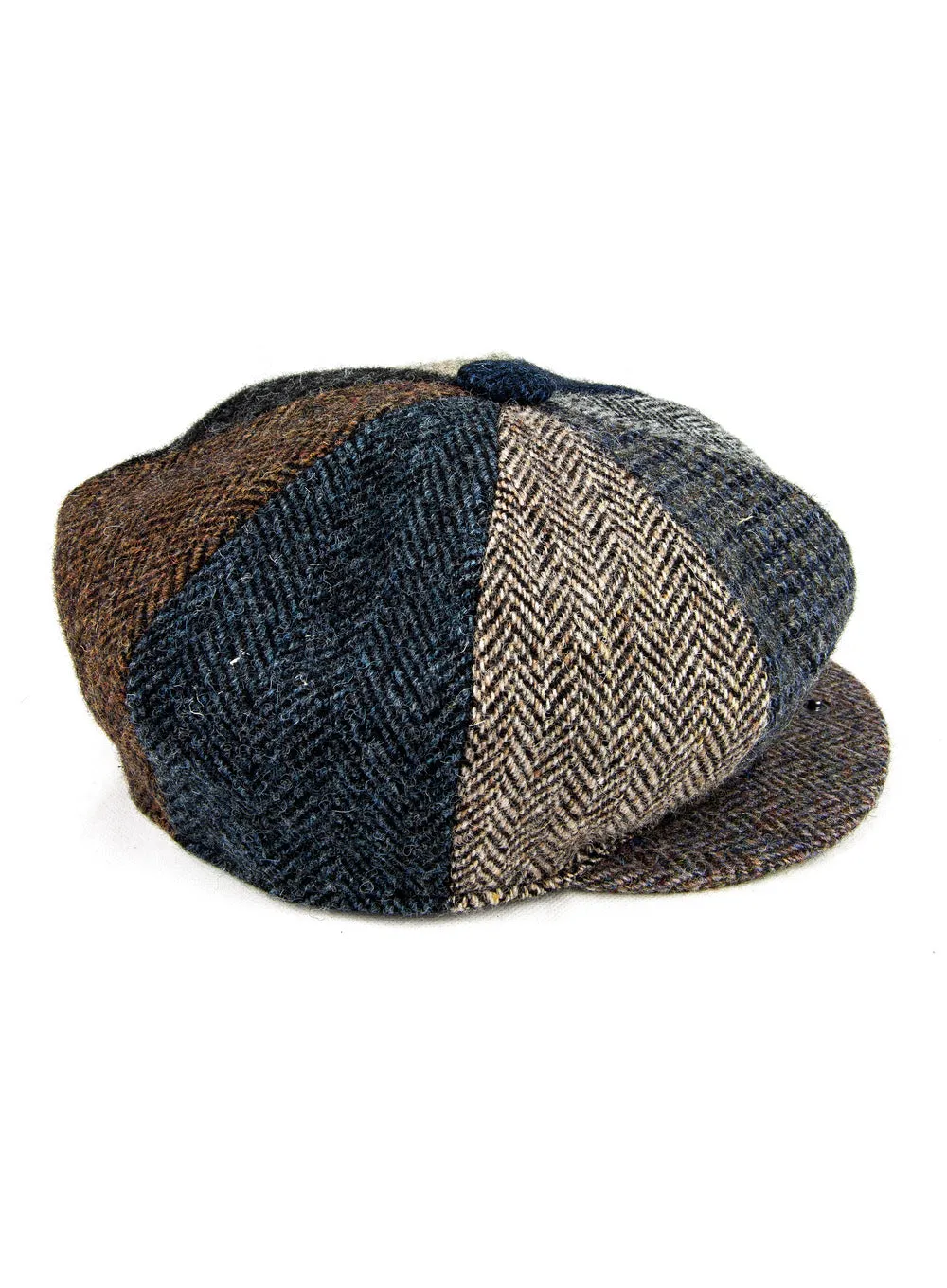8 Piece Harris Tweed Cap