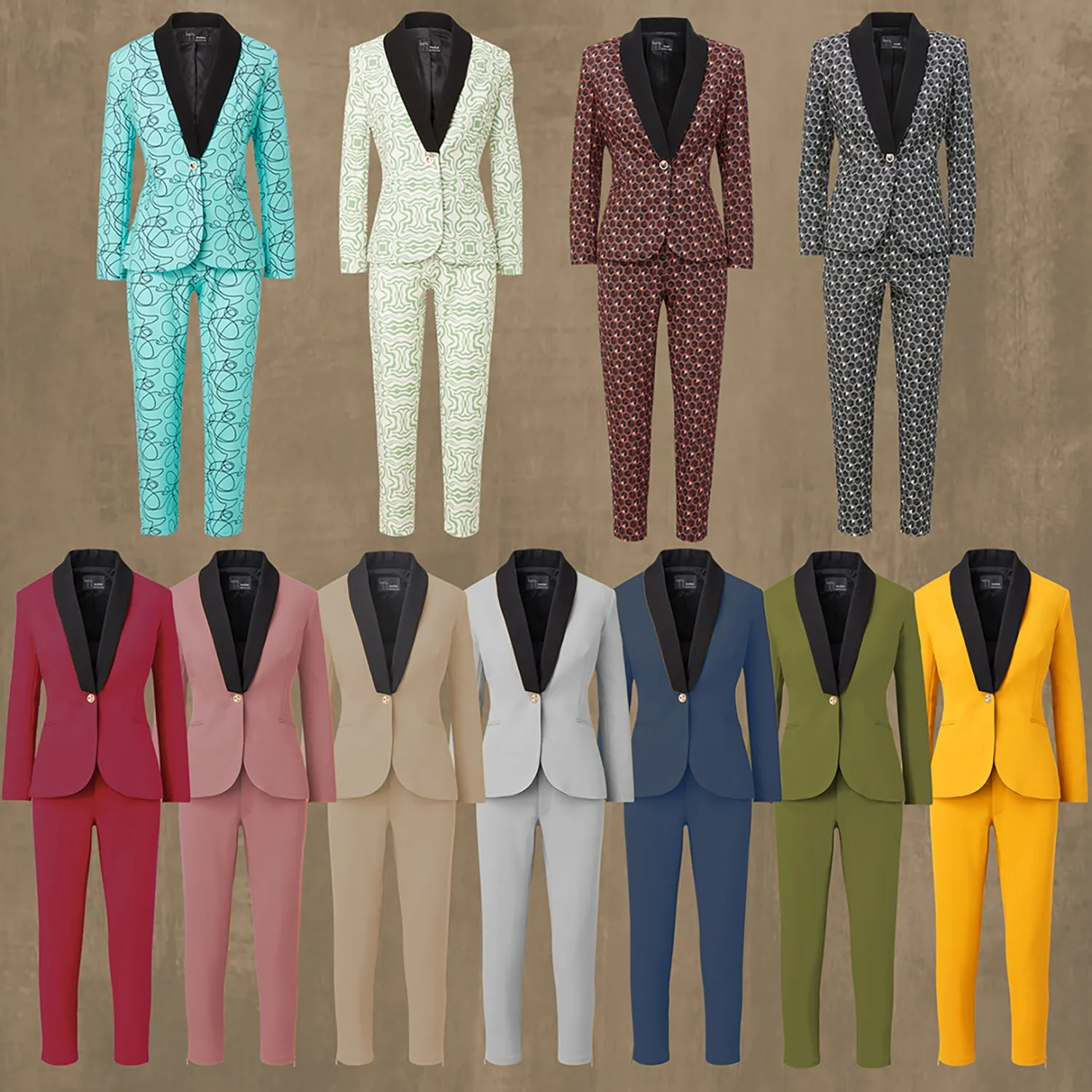 A Rebellious Leggings Suit Set - Sage Green Pattern