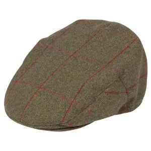Alan Paine Combrook Tweed Cap - Sage