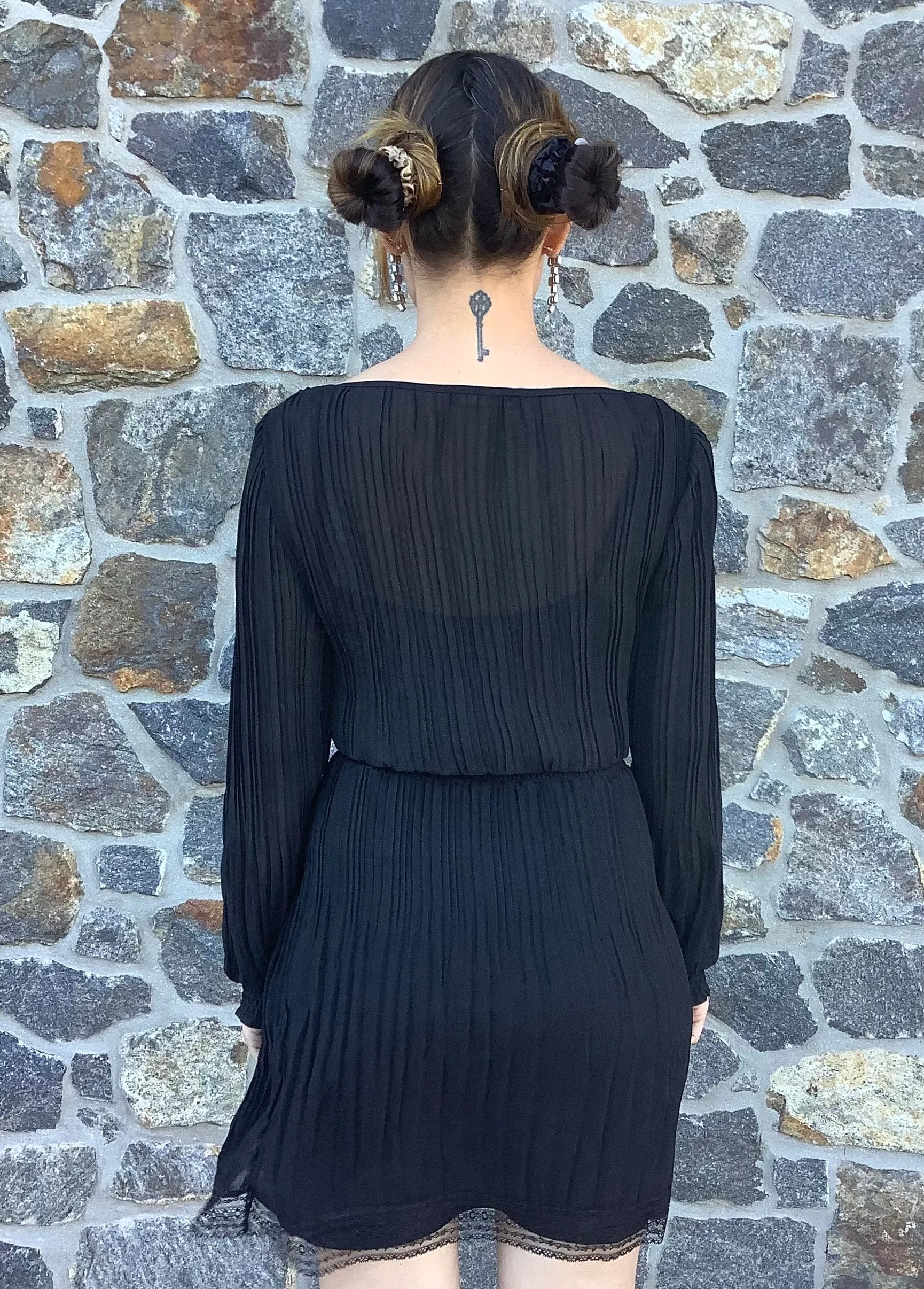 Audrey Pleated Dress