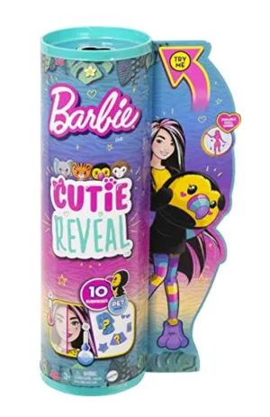 Barbie Cutie Reveal Jungle Series Toucan Doll