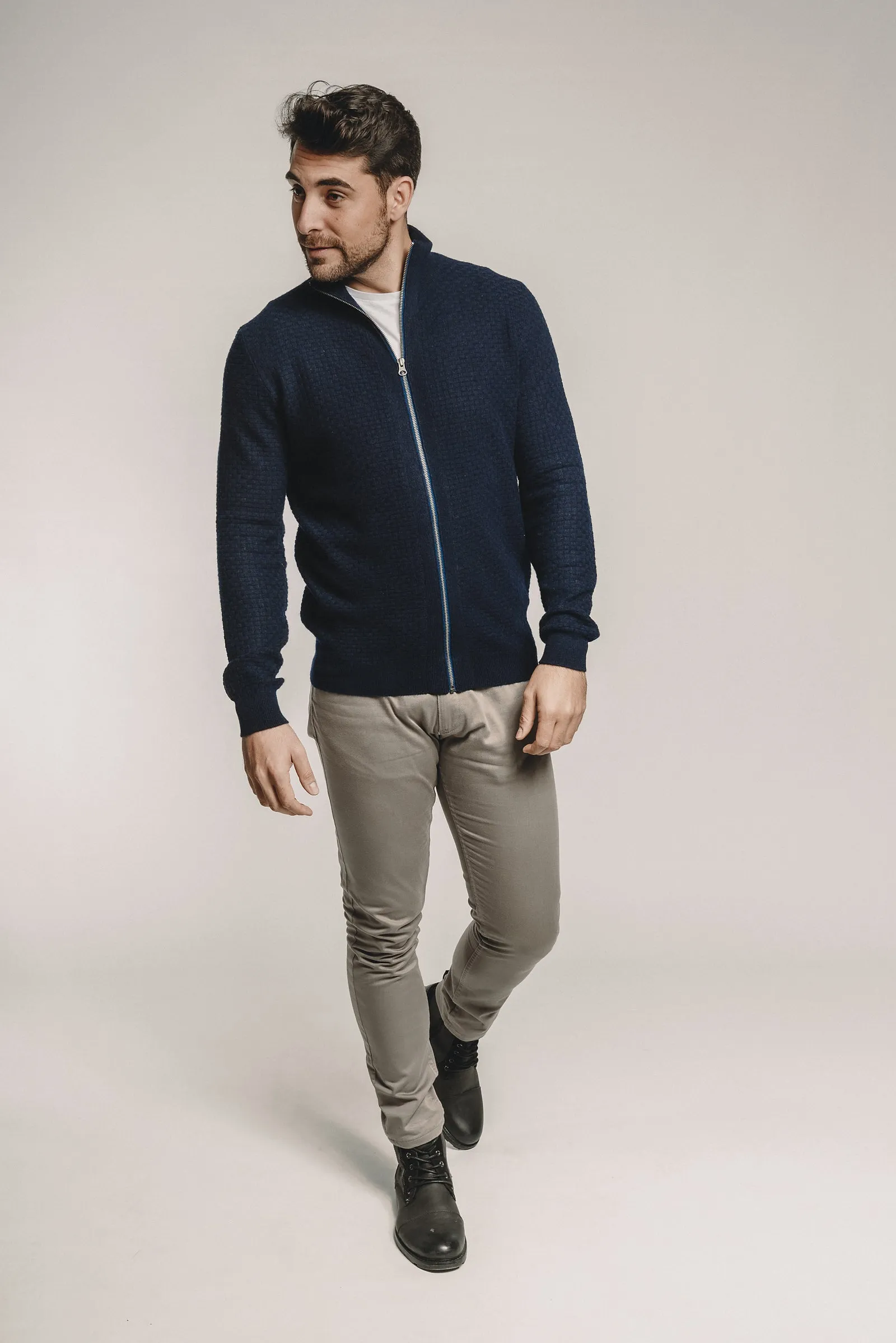 Basket Knit Bomber