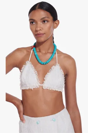BIKINI TWEED TOP | FOG