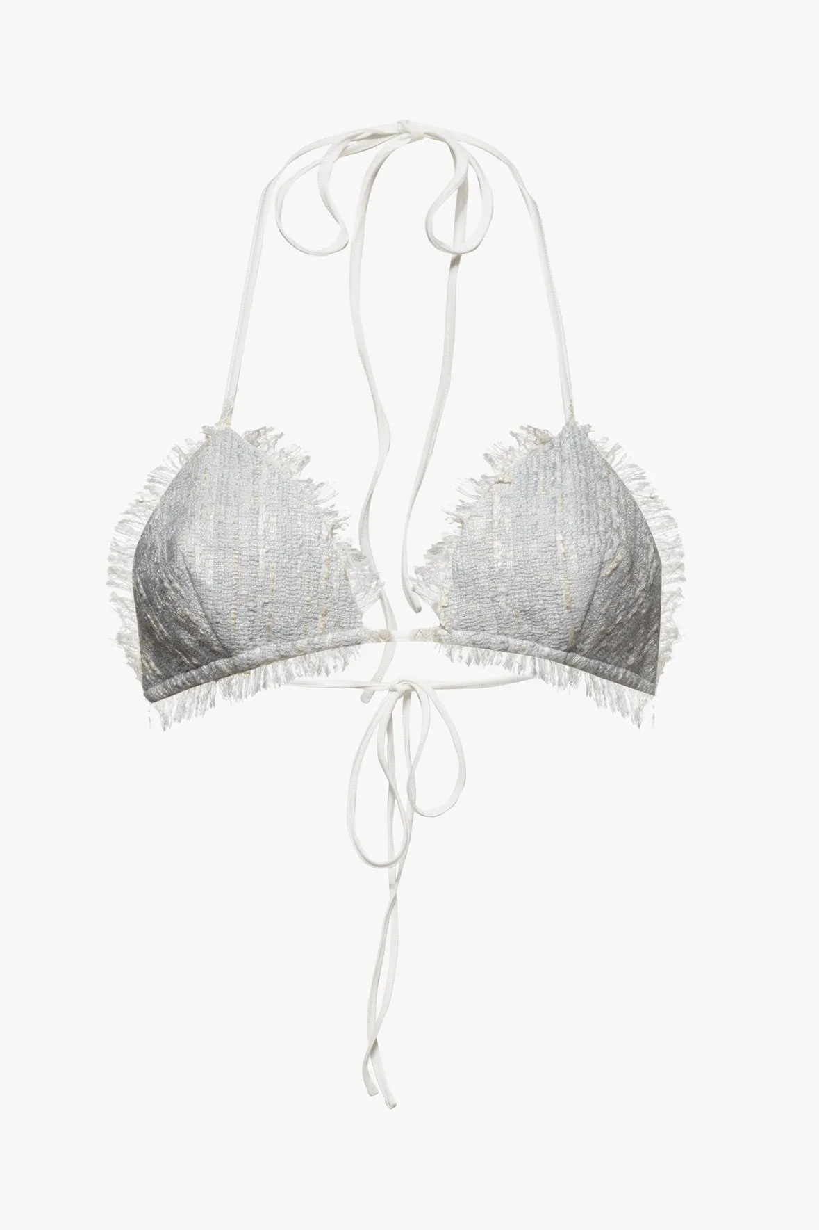BIKINI TWEED TOP | FOG