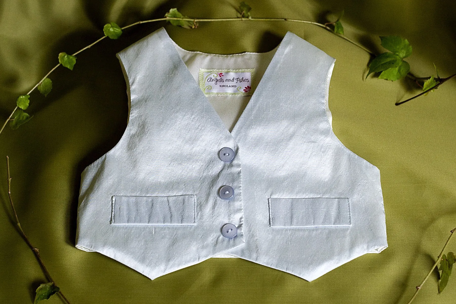 Boys Christening Waistcoat 'Gabriel'