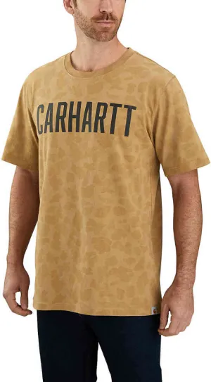Carhartt Camouflage Logo Workwear T-Shirt, Camouflage