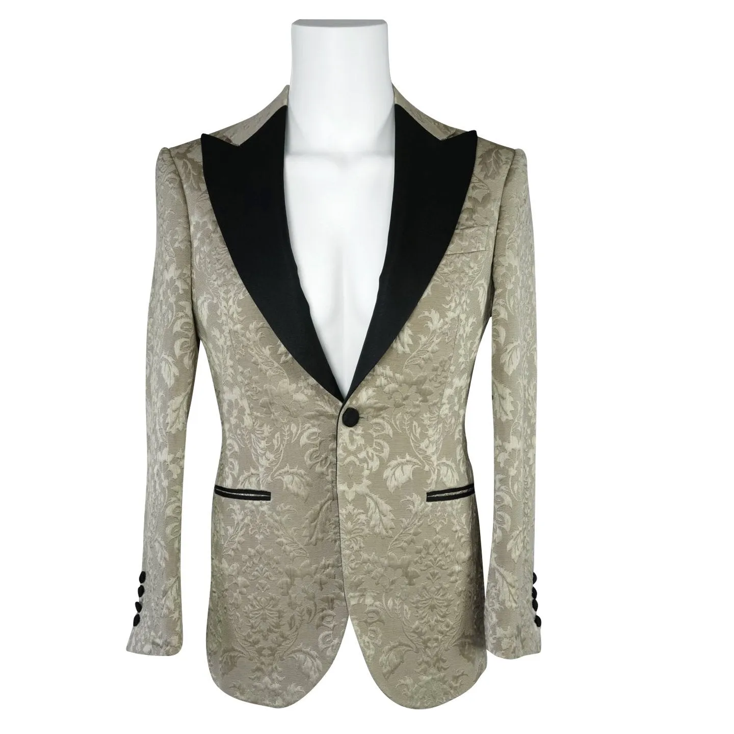 Champagne Oro Fiore and Black Jacket