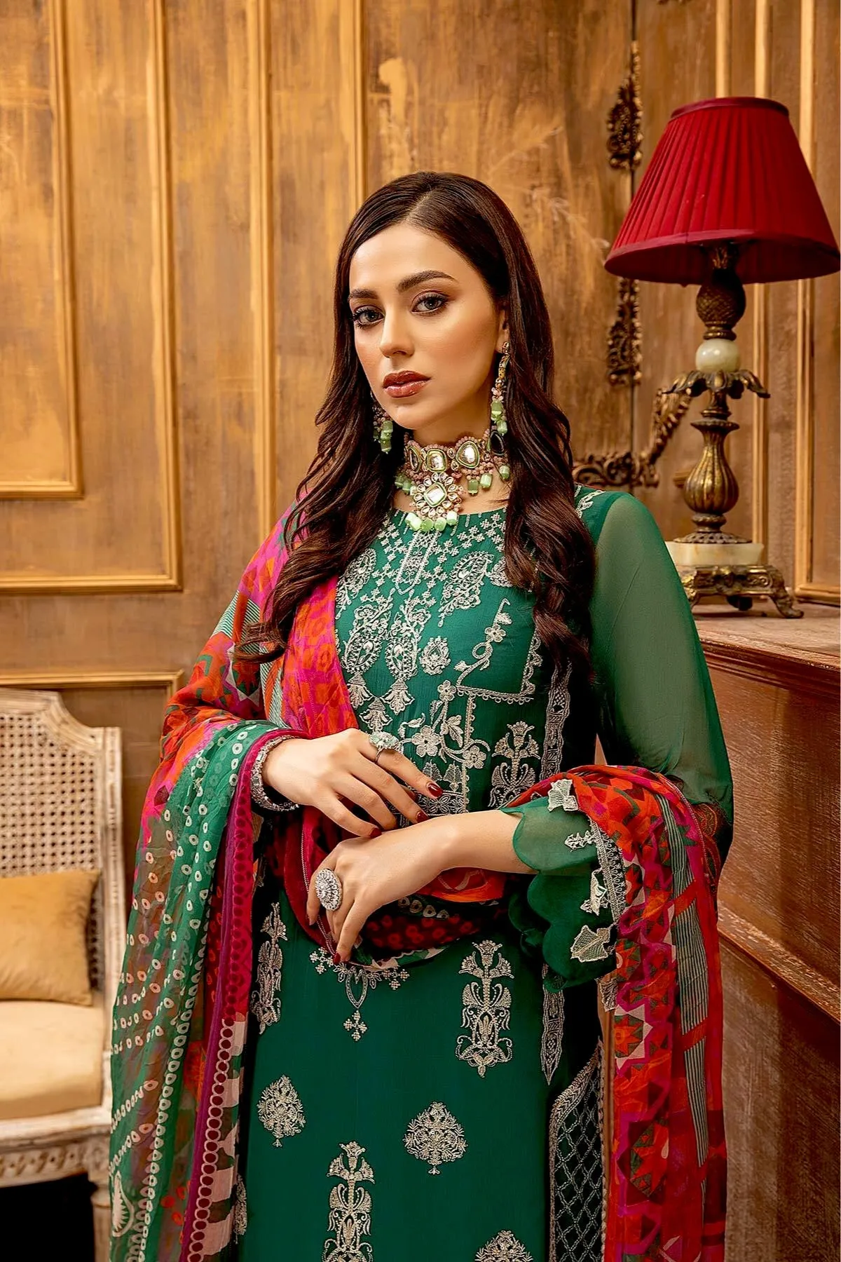 Charizma Vasal Embroidered Chiffon Collection 2021 – VSL-05