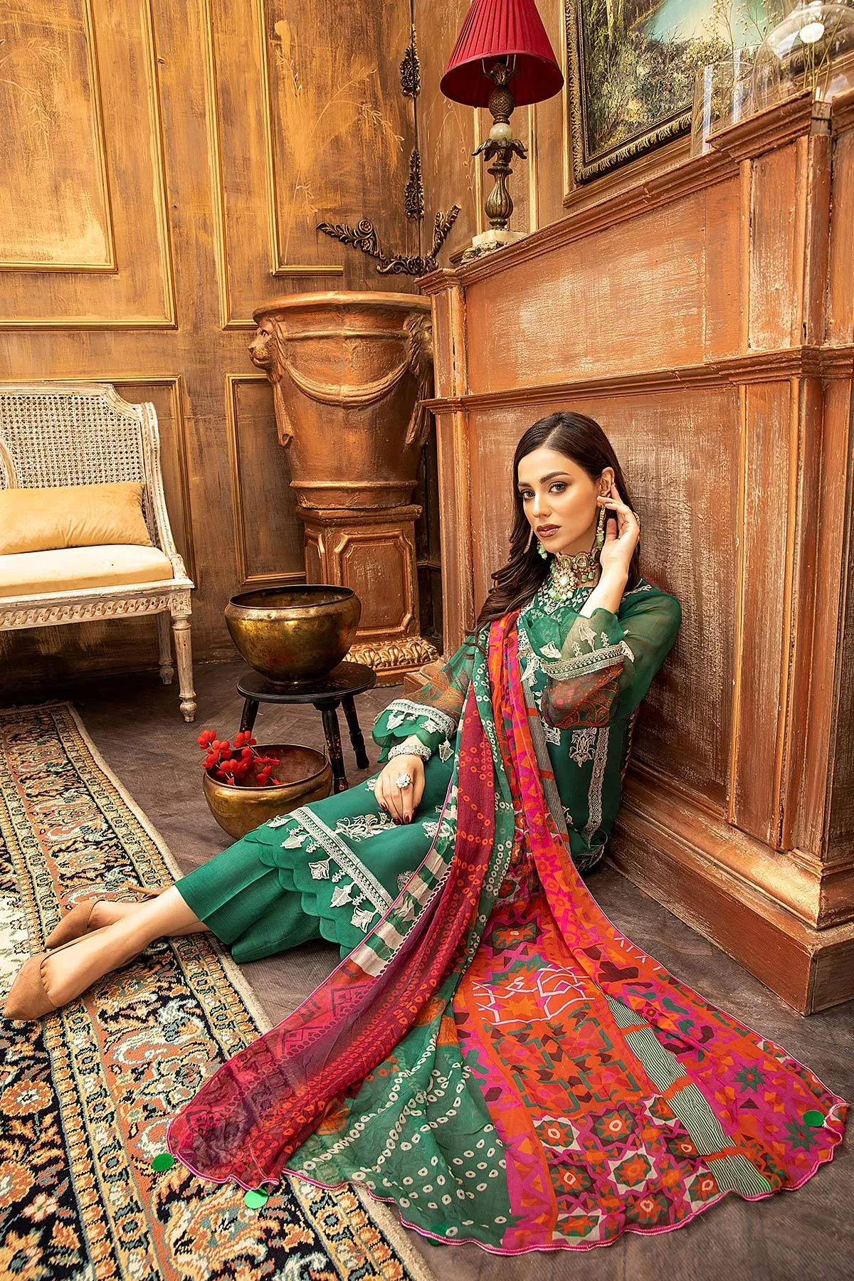Charizma Vasal Embroidered Chiffon Collection 2021 – VSL-05