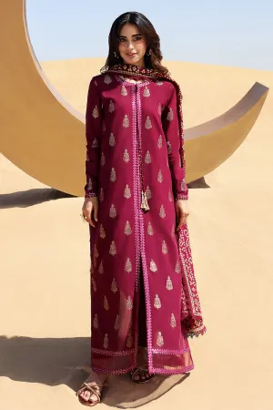 Cross Stitch Eid Lawn Edit – CRIMSON AURA-3 PIECE COTTON JACQUARD SUIT