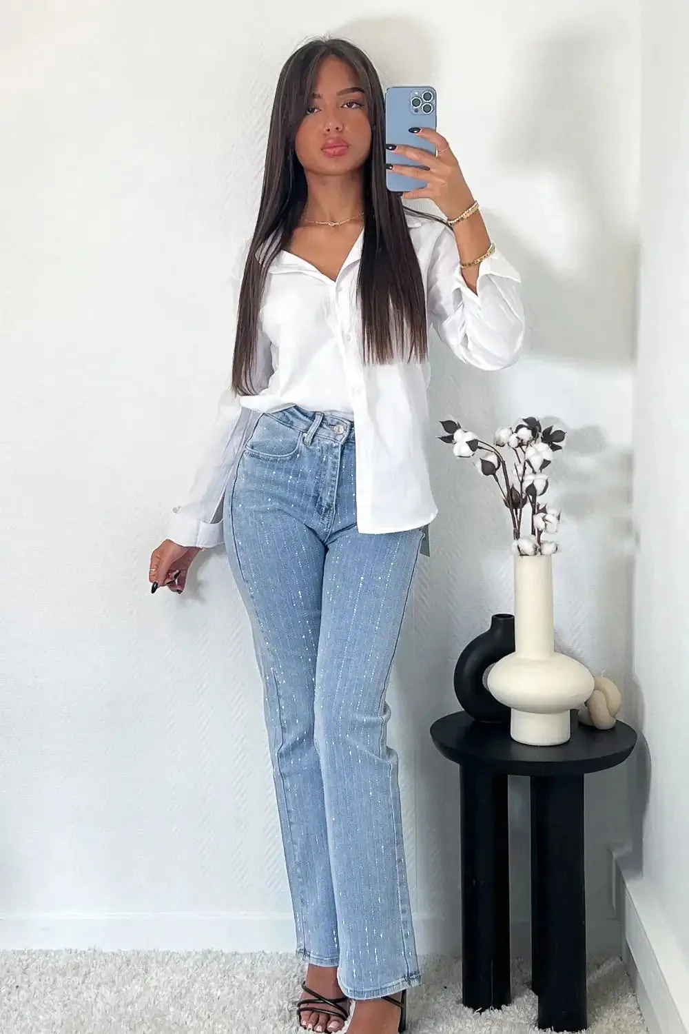 Diamond Denim Jeans^