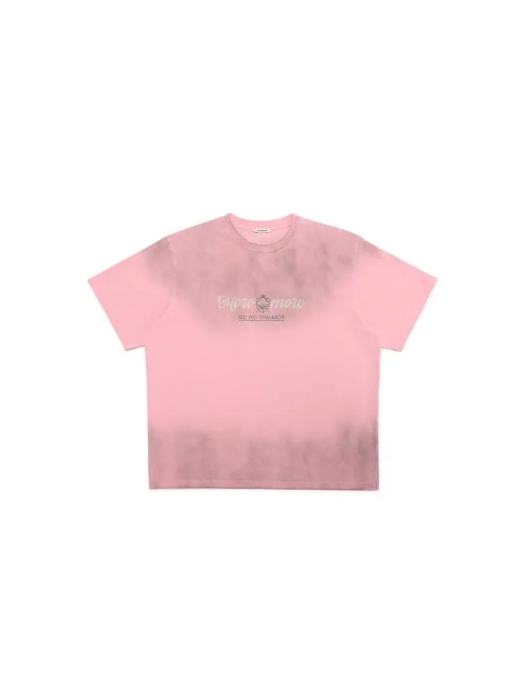Emblem Printed Loose Short Sleeve T-Shirt【s0000008626】