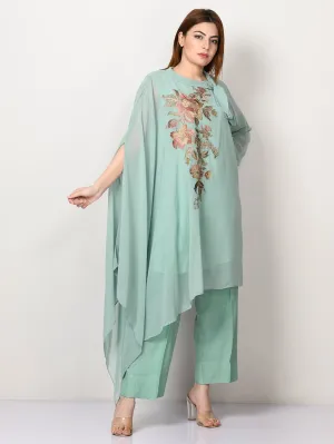 Embroidered Chiffon Suit