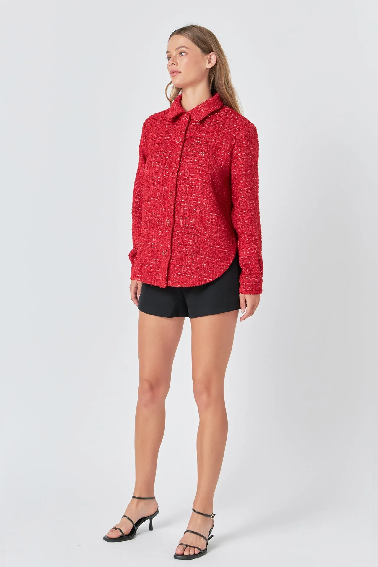 Endless Rose - Tweed Shirt