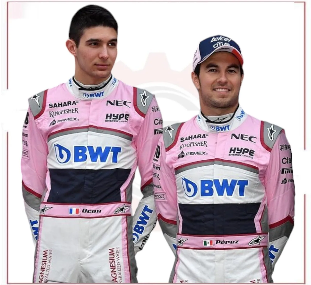 Esteban Ocon Sahara Force India F1 race suit New