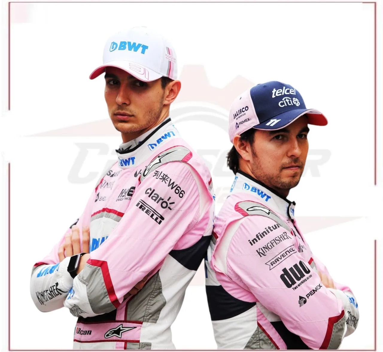 Esteban Ocon Sahara Force India F1 race suit New