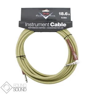 Fender Angled Custom Shop 18.6 Foot Cable - Tweed