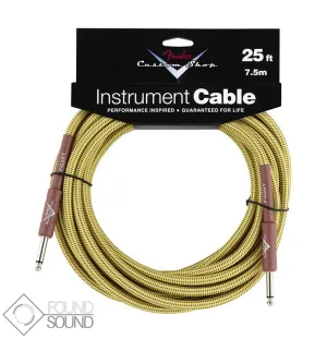 Fender Custom Shop 25 Foot Cable - Tweed