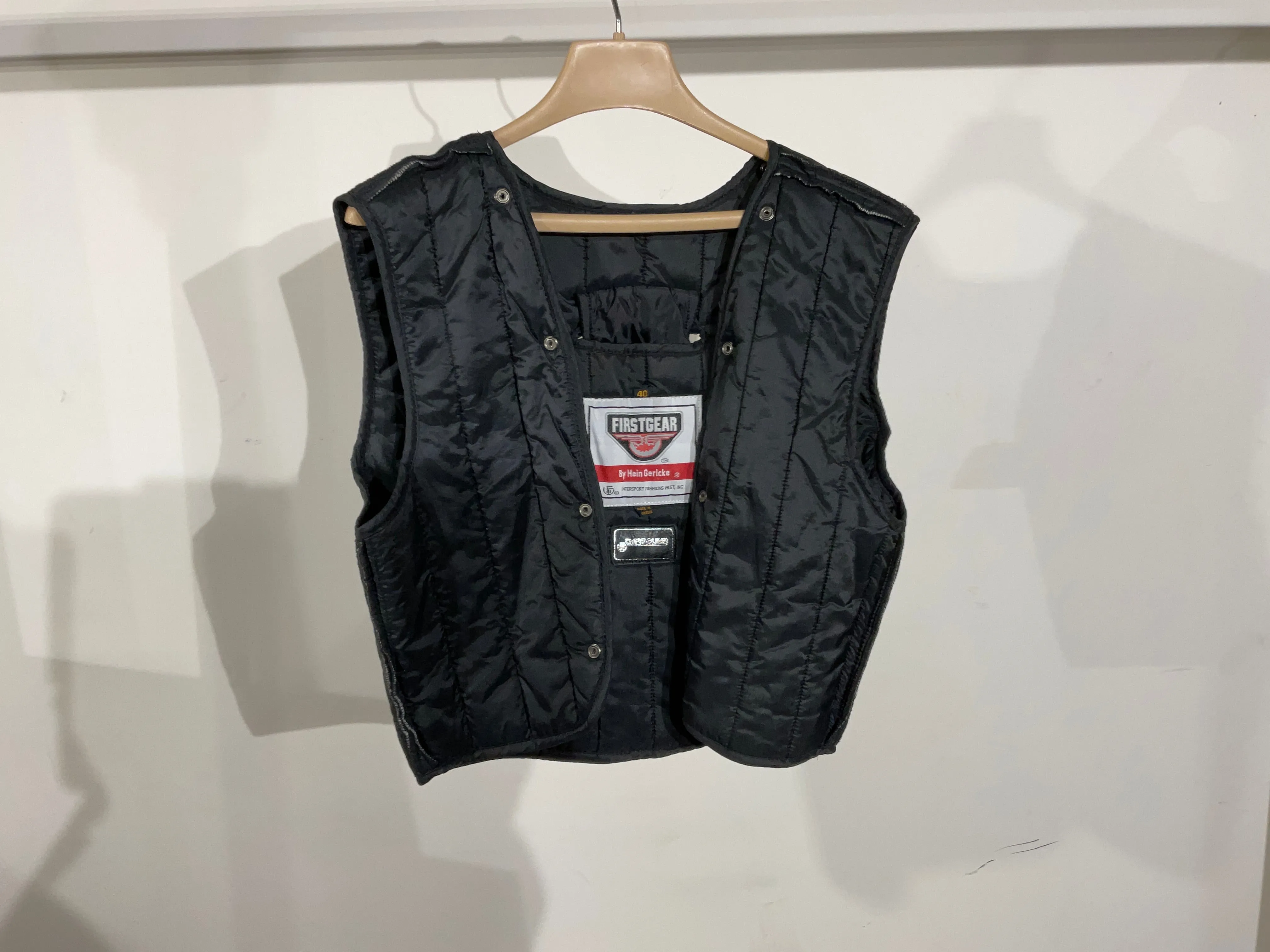 First Gear 2pc leather suit w/liner