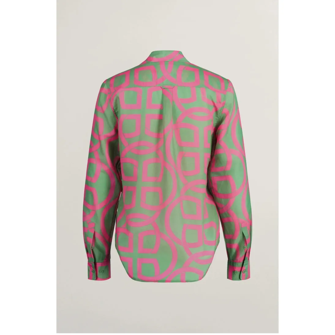GANT Regular Monogram Cotton Silk Shirt Perky Pink 4300354