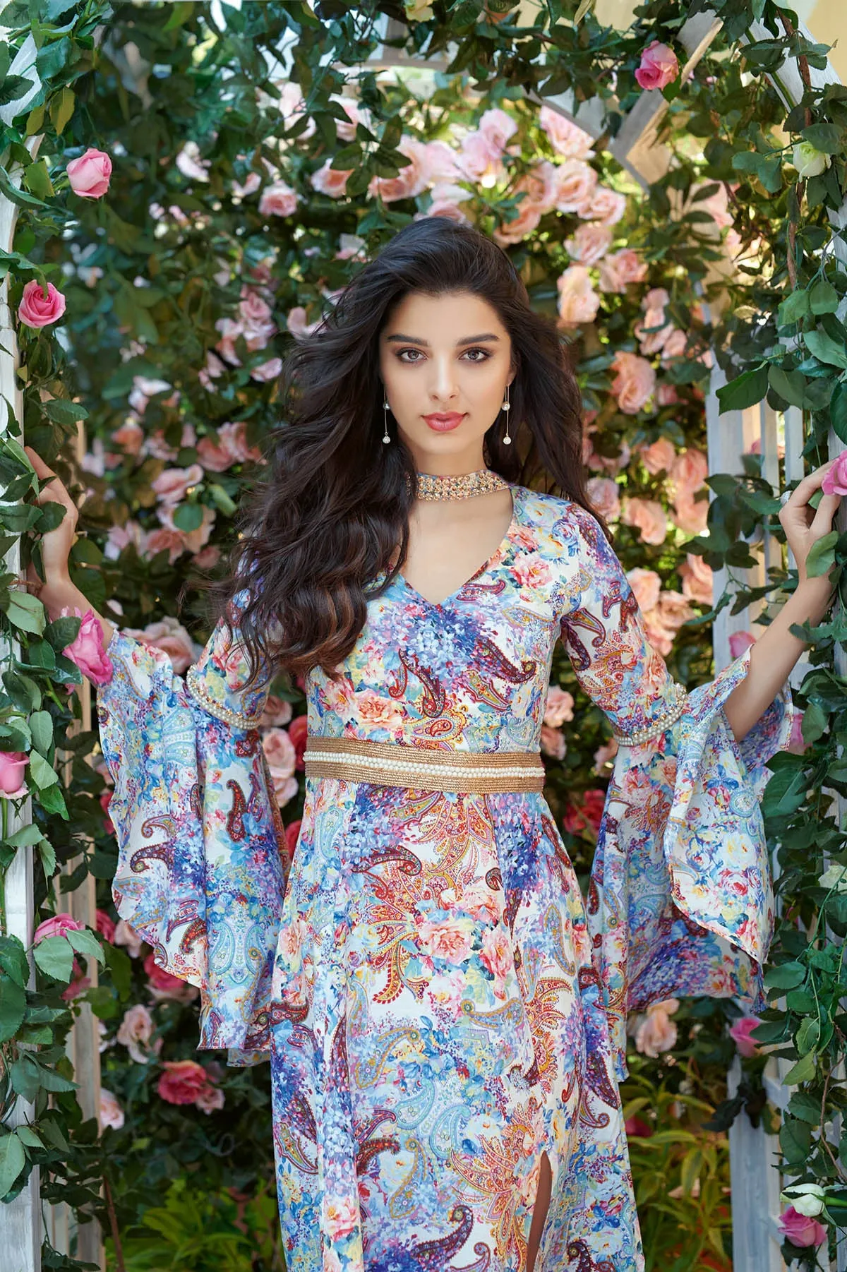 Gul Ahmed Summer 2017 - Off White 3 PC Soya Silk Dress 3 PC SY-08