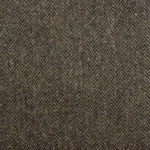 Harris Tweed Herringbone Fabric - Peatland