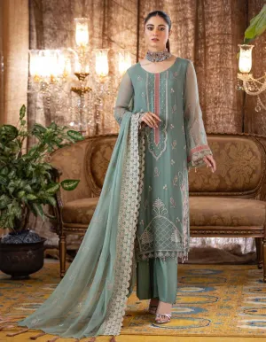Jannan Embroidered Chiffon Collection – JF-06