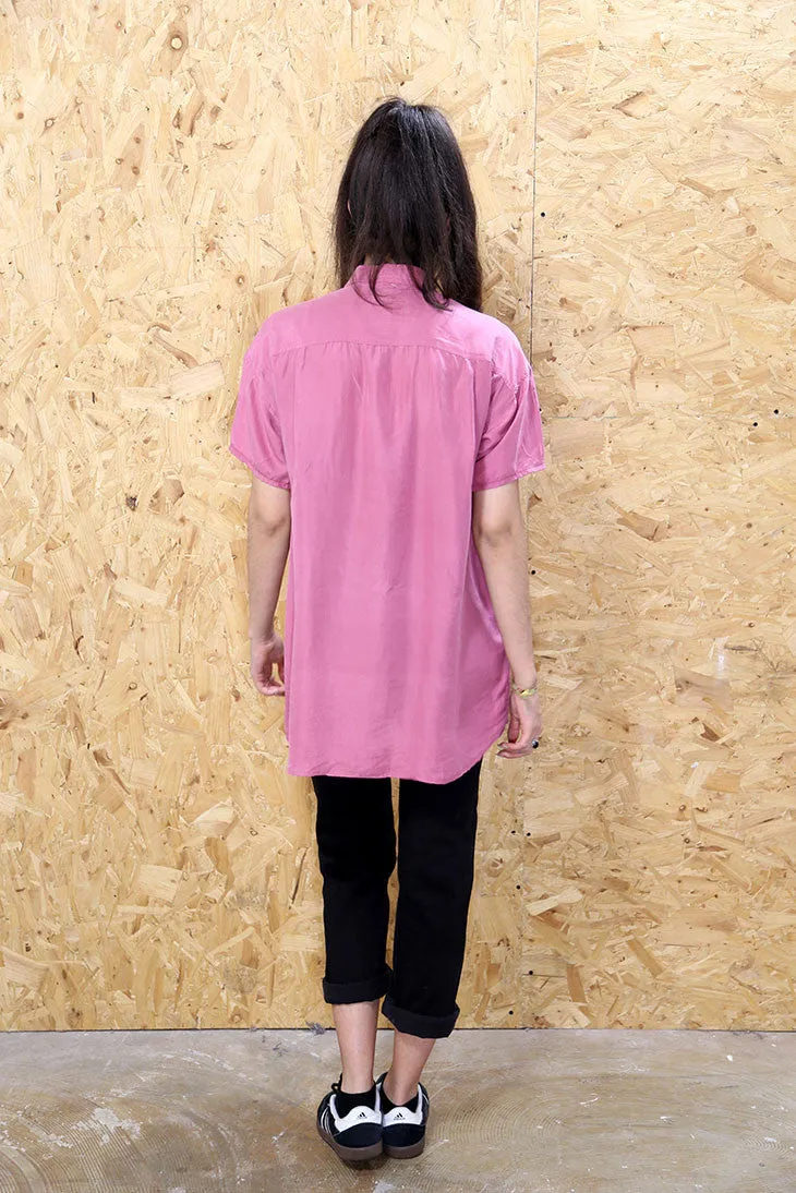 LOOT LABEL Light Pink Silk Shirt