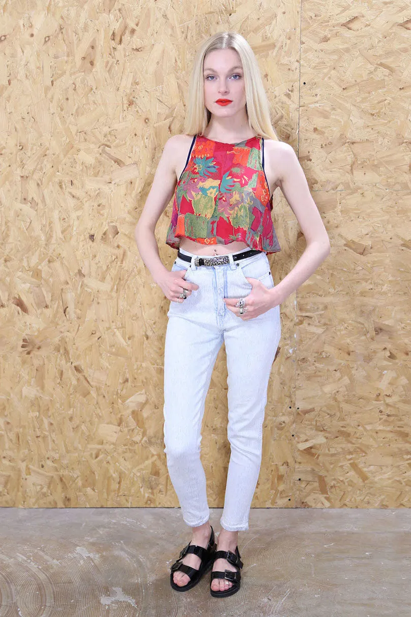 LOOT Label Open Back Crop Top