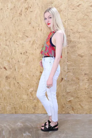 LOOT Label Open Back Crop Top