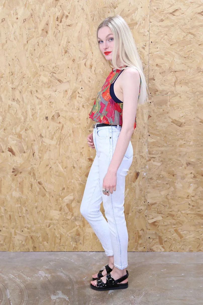 LOOT Label Open Back Crop Top