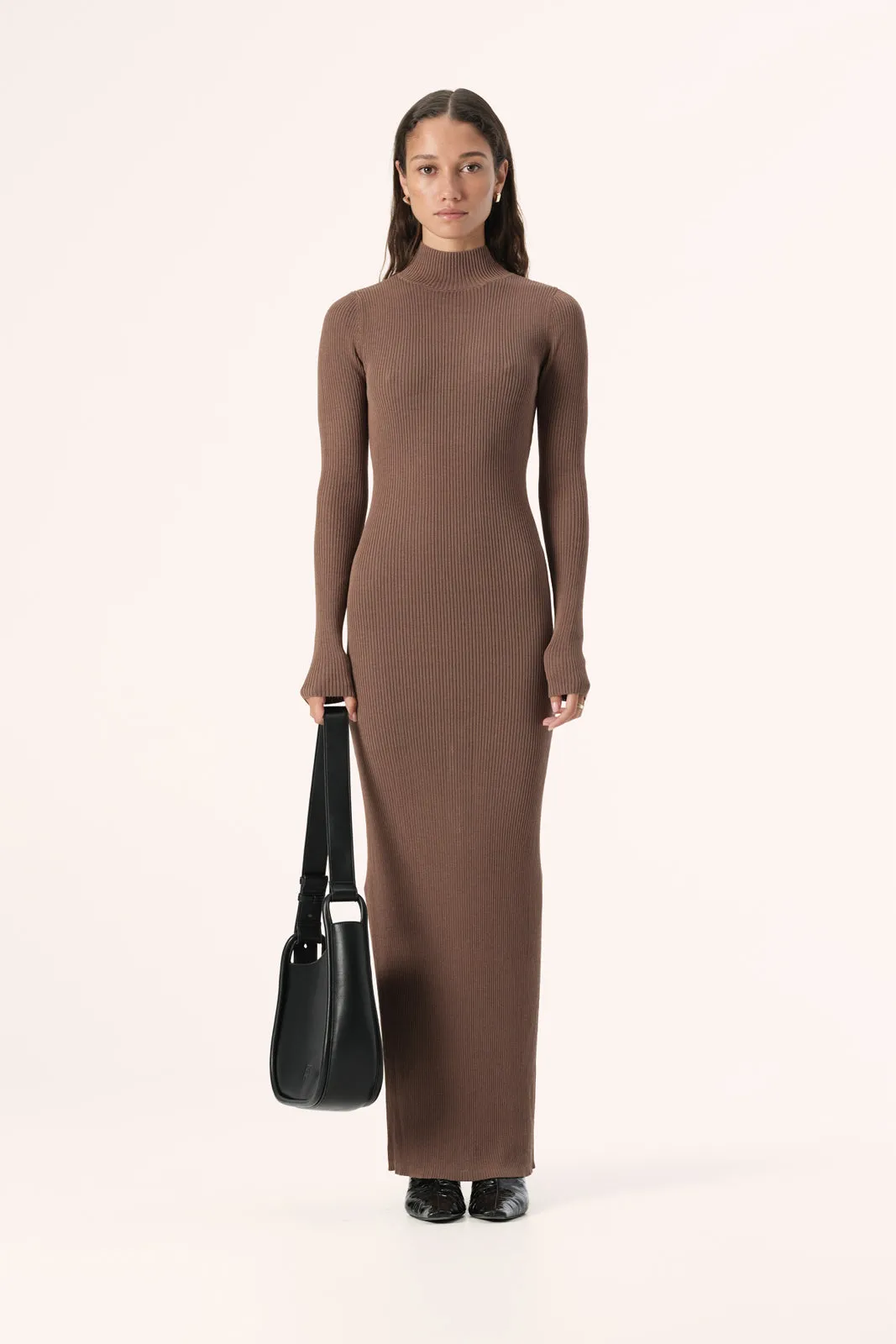 Minka Knit Dress Cocoa
