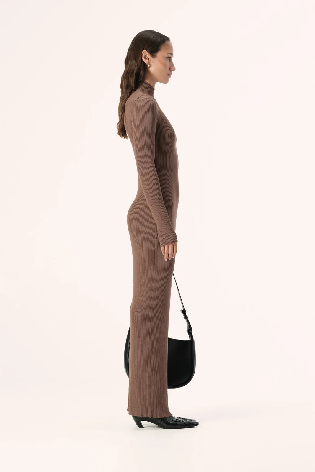 Minka Knit Dress Cocoa