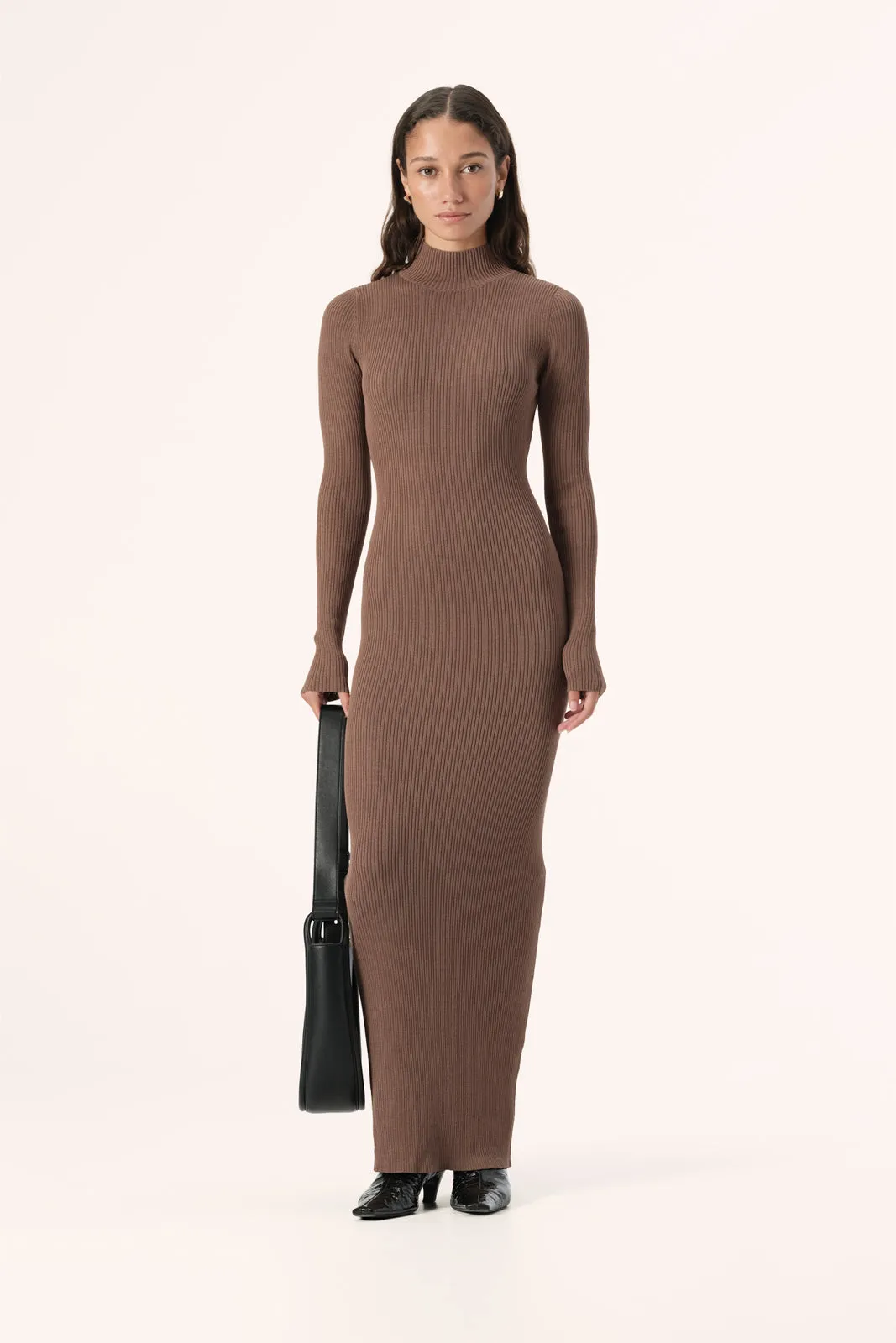 Minka Knit Dress Cocoa