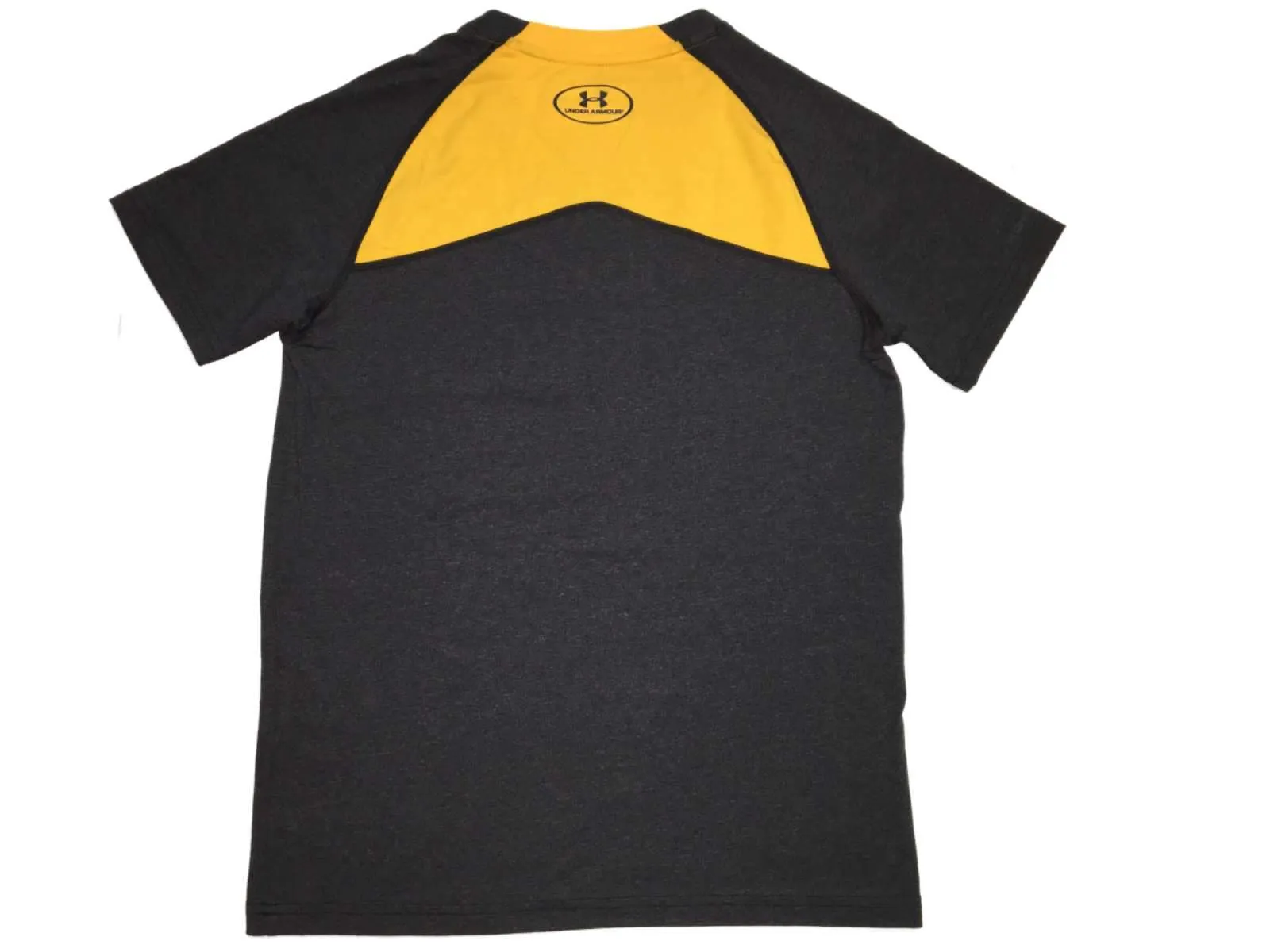 Missouri Tigers Under Armour Heatgear  YOUTH Charcoal Gray SS Crew T-Shirt (M)