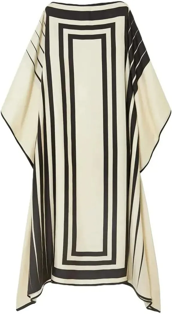 Modest Wear Women Soft Satin Silk Printed Kaftan,Kurta,Beach Party wear,Luxury Caftan top Regular Fancy Dress
