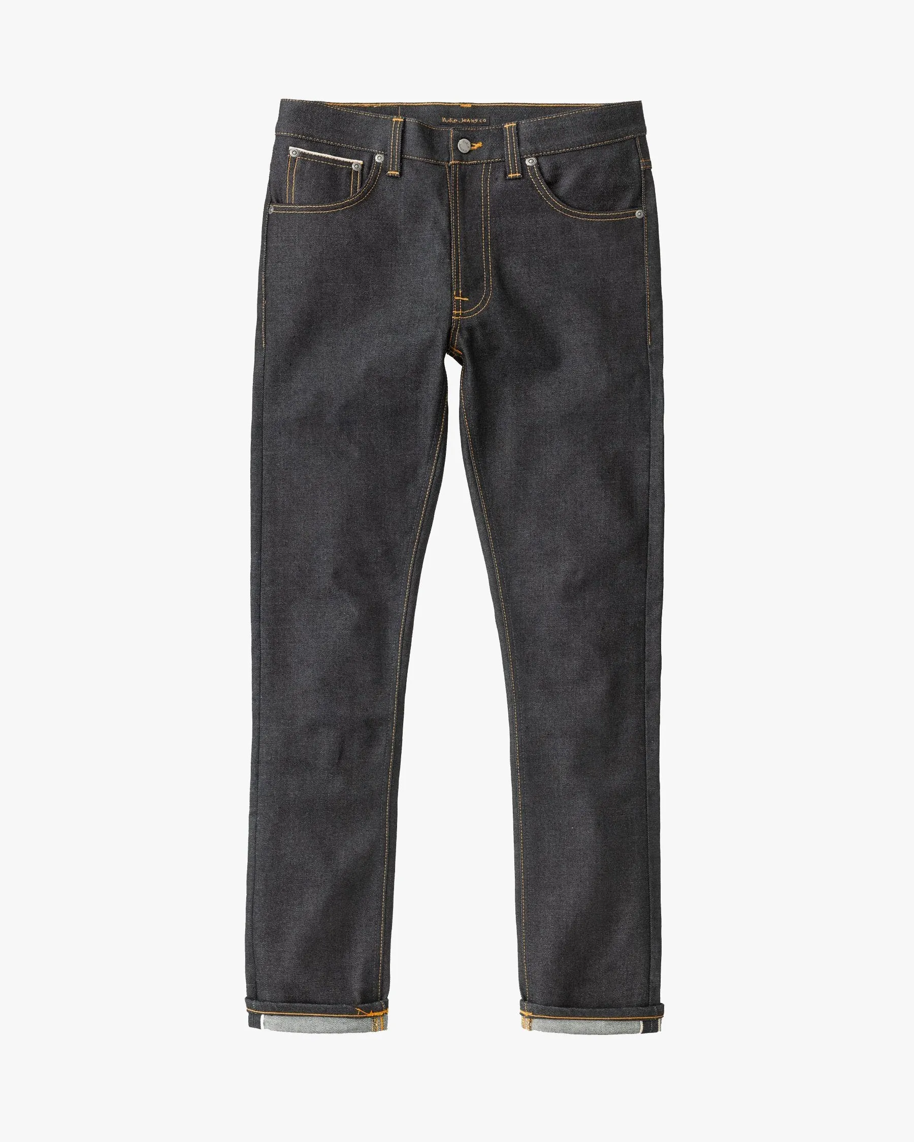 Nudie Lean Dean Slim Tapered Mens Jeans - Dry Japan Selvage