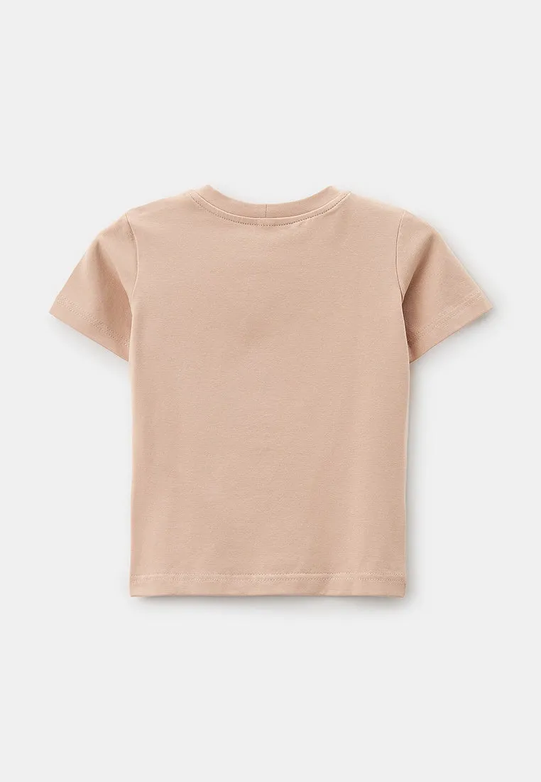 Pink Printed T-shirt BALLET CAT