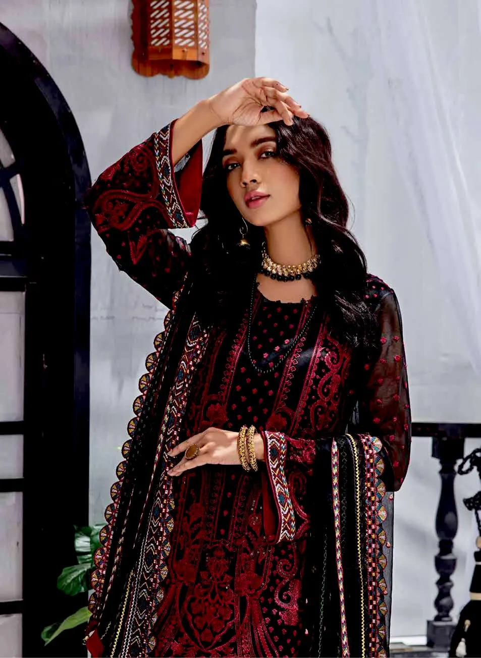 Poshak Luxury Chiffon Collection – Design 54