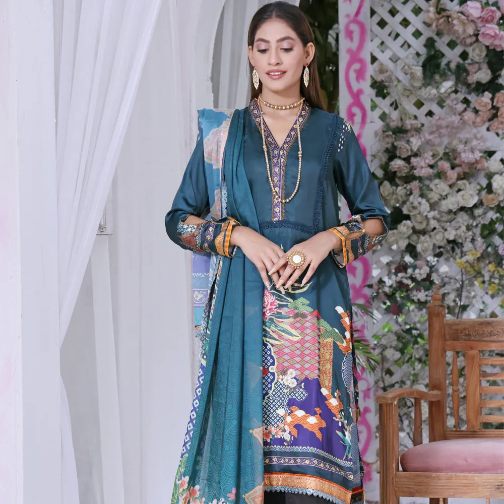 Ravishing Charmuse Silk 2Pc Collection – RV-9