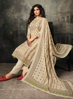 Rivaa Printed Unstitched Pure Cotton Suit Dress Material for Women
