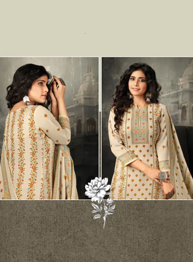 Rivaa Printed Unstitched Pure Cotton Suit Dress Material for Women