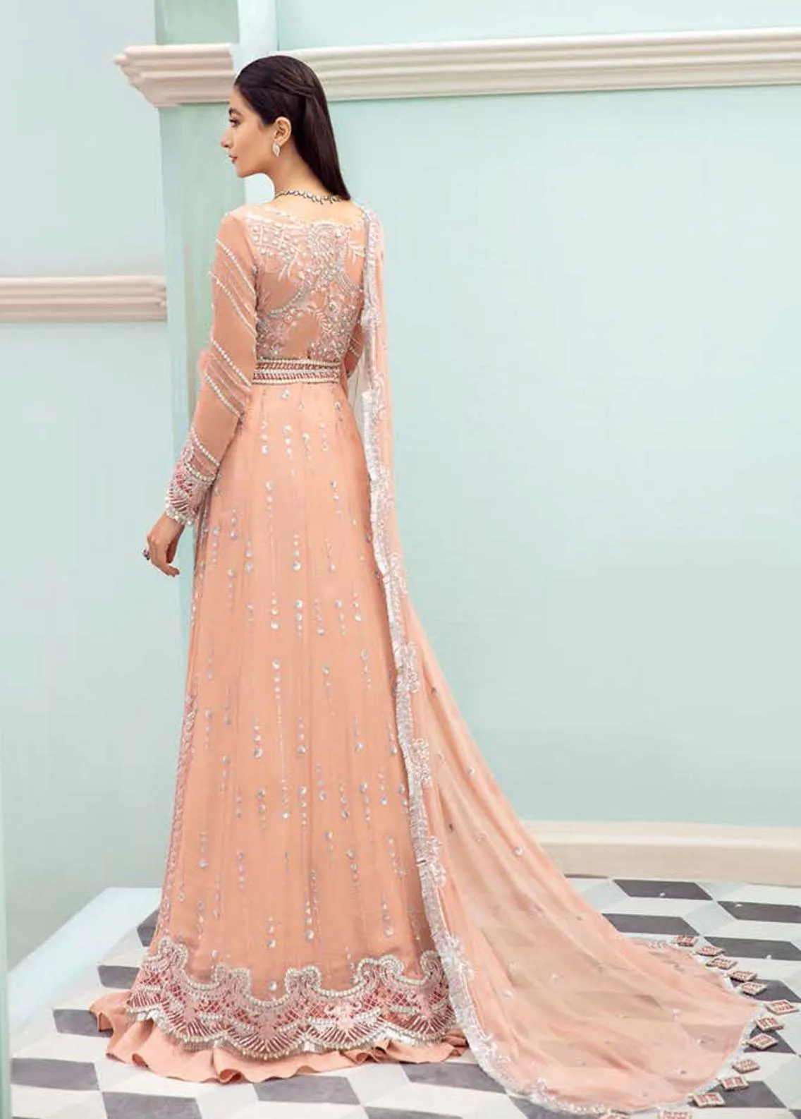 Roheenaz Kalidaar Luxury Chiffon Collection 2022 – RCH-22-07