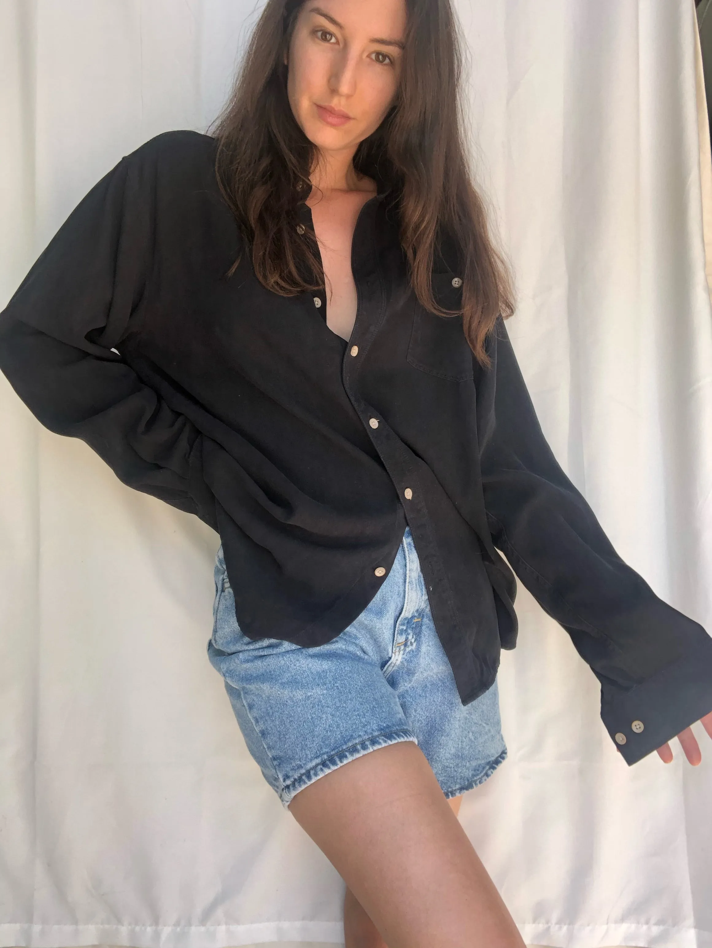 Silk Bahama Button Down
