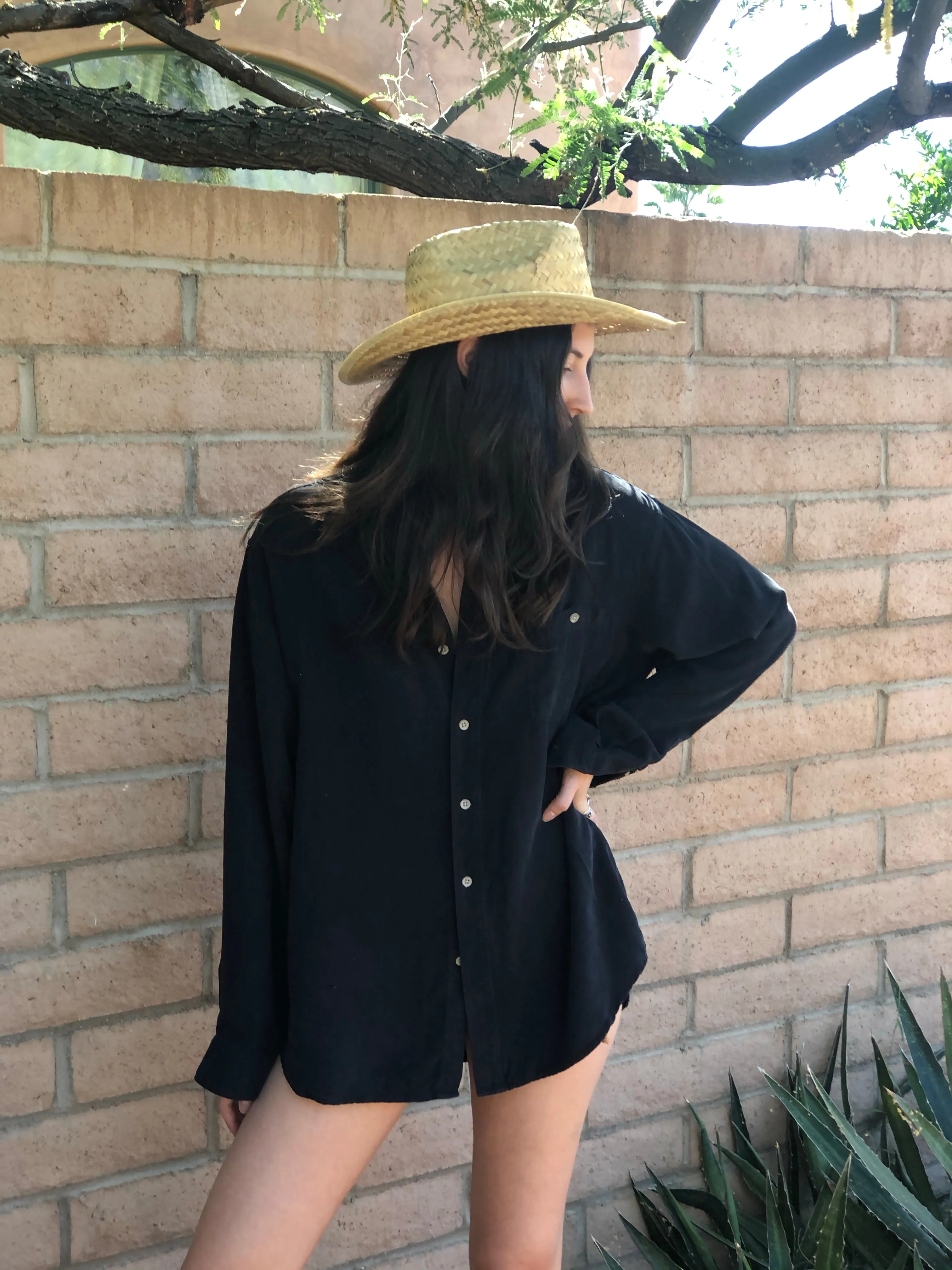 Silk Bahama Button Down