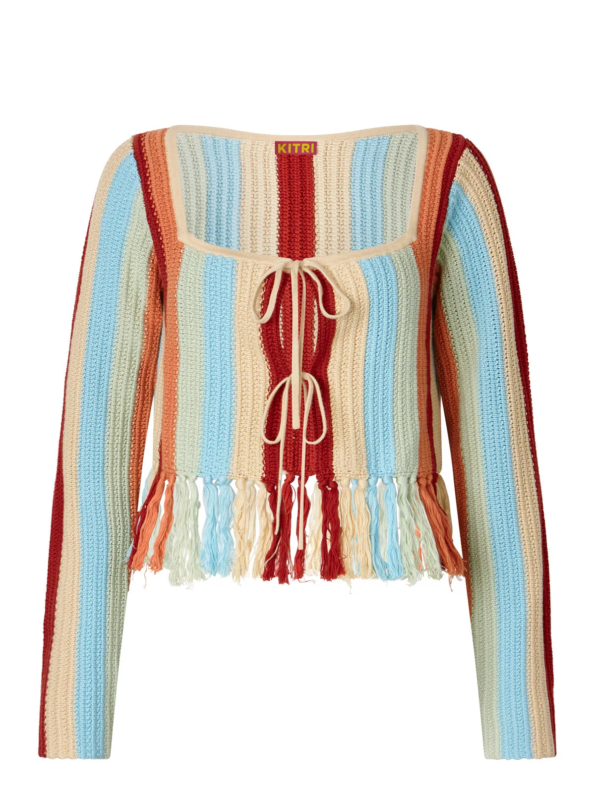 Taylor Crochet Knit Cardigan