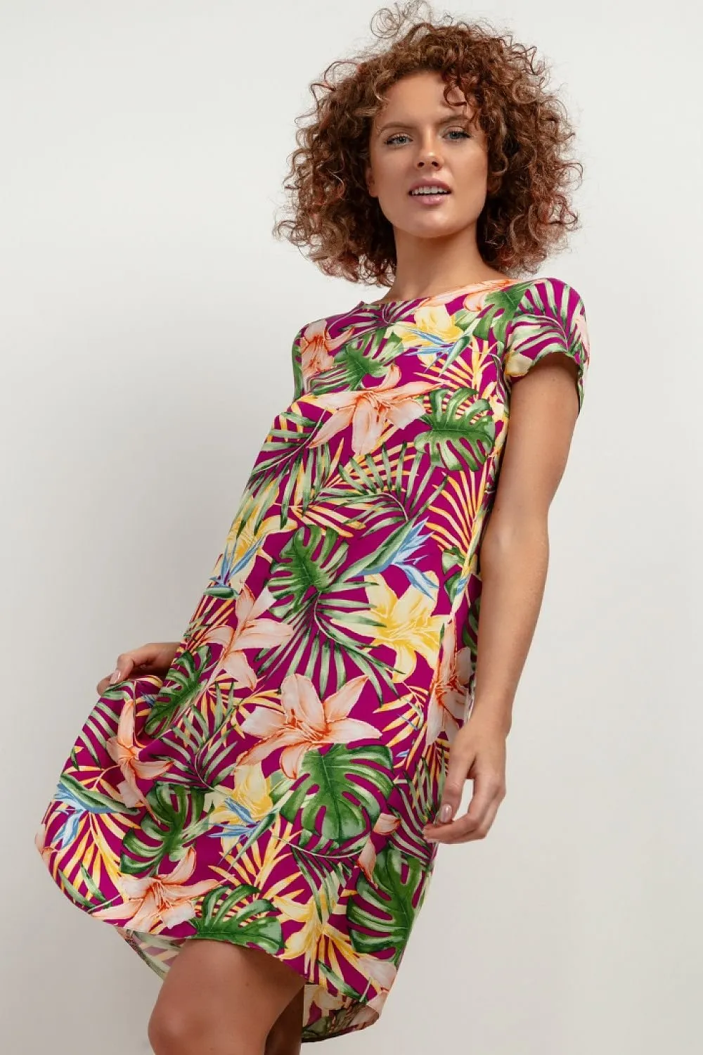 TEEK - Printed Shift Day Dress