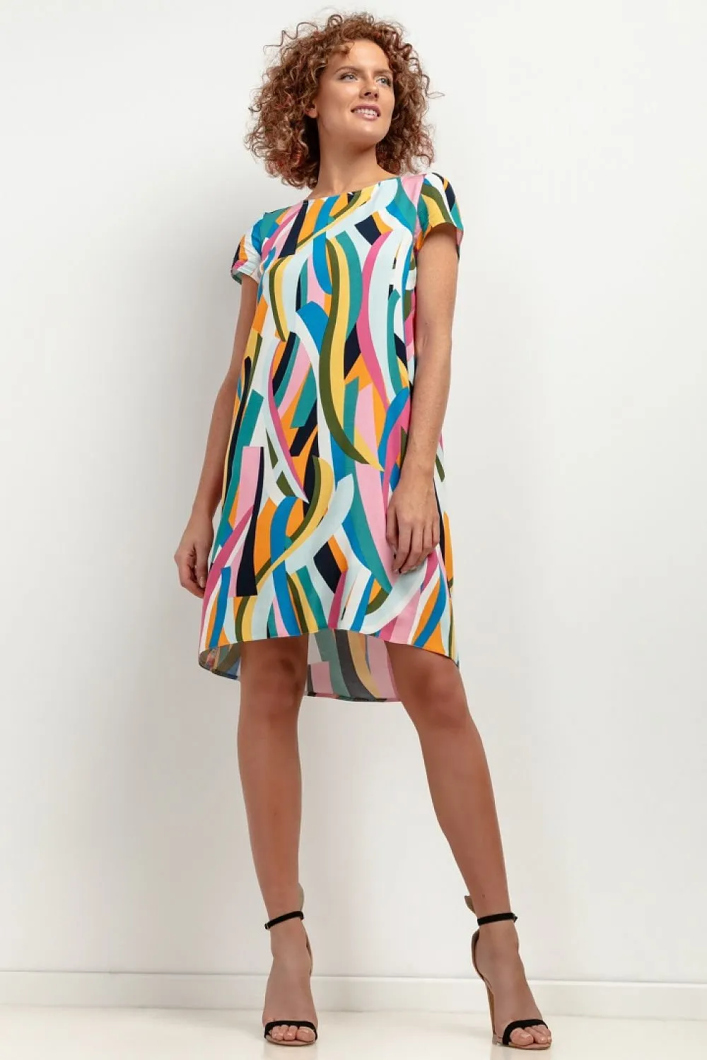 TEEK - Printed Shift Day Dress